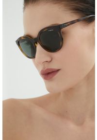 Vogue - VOGUE okulary przeciwsłoneczne damskie kolor brązowy. Kolor: brązowy #2
