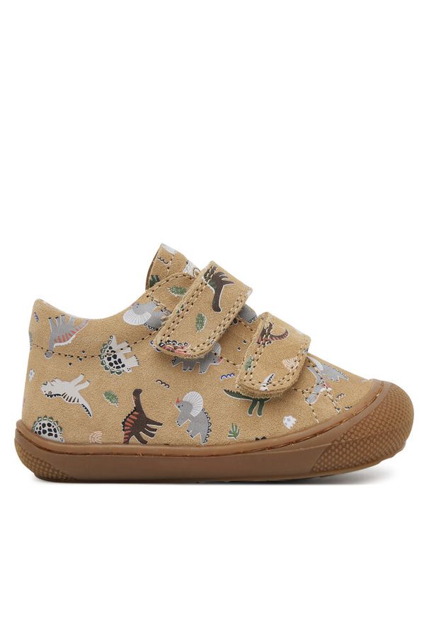 Sneakersy Naturino. Kolor: beżowy