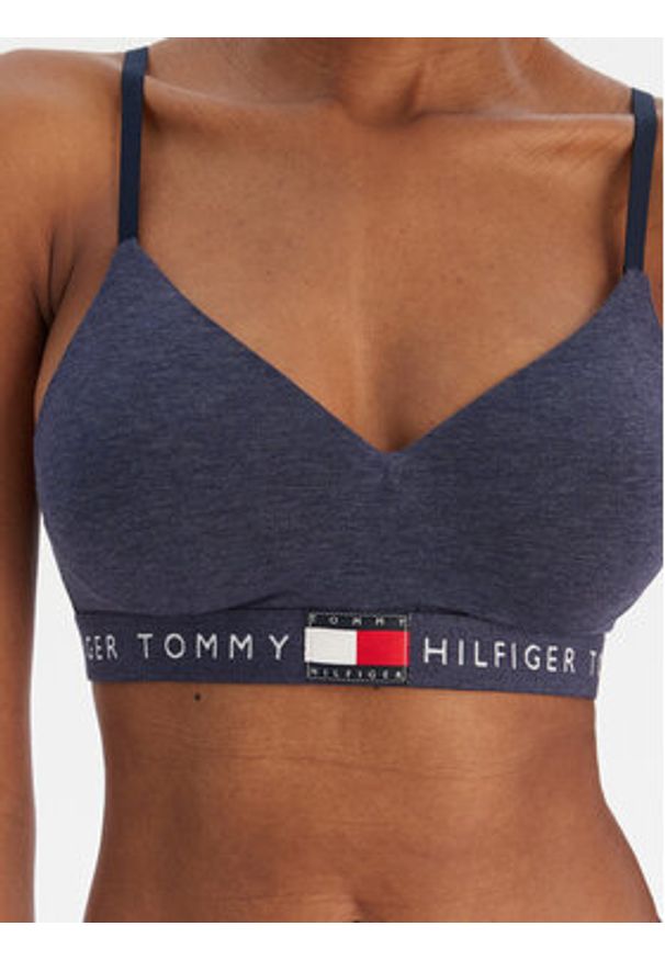 TOMMY HILFIGER - Tommy Hilfiger Biustonosz braletka UW0UW05715 Granatowy. Kolor: niebieski. Materiał: bawełna