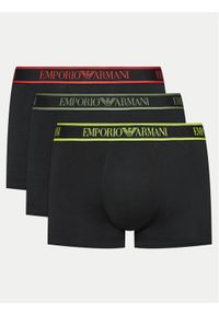 Emporio Armani Underwear Komplet 3 par bokserek 111357 4F717 21320 Czarny. Kolor: czarny. Materiał: bawełna