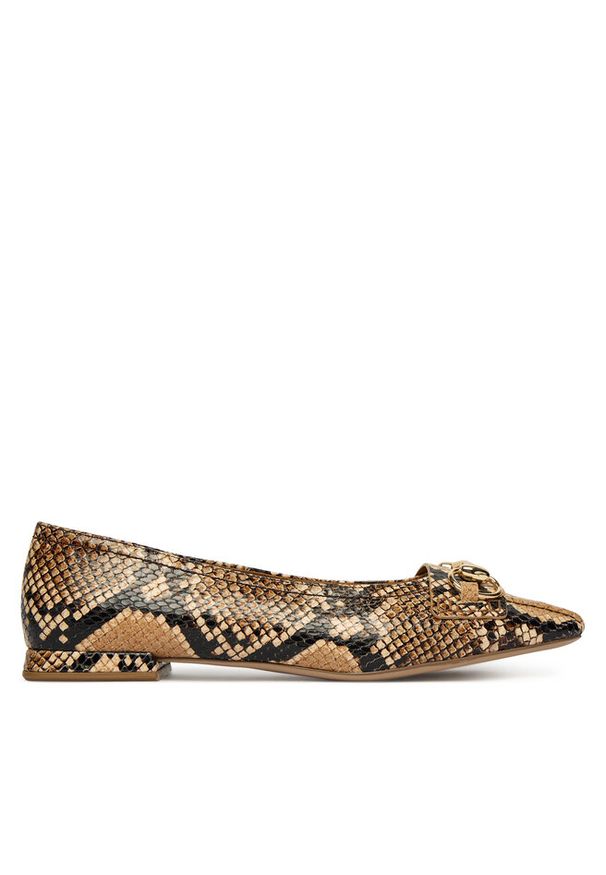 Baleriny HÖGL. Kolor: brązowy