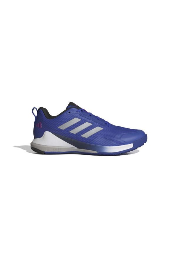 Adidas - Buty halowe adidas Novaflight 2. Kolor: wielokolorowy, niebieski, szary. Sport: siatkówka