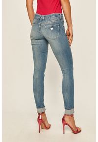 Guess Jeans - Jeansy Jegging. Kolor: niebieski. Materiał: jeans #3