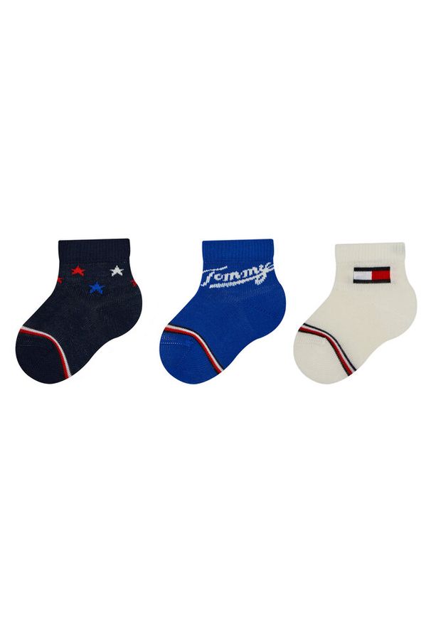 TOMMY HILFIGER - Skarpety długie Tommy Hilfiger. Kolor: niebieski