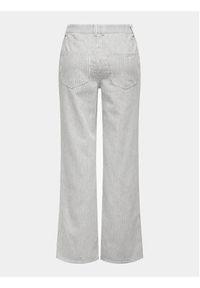 only - ONLY Spodnie materiałowe Merle 15312896 Biały Wide Leg. Kolor: biały. Materiał: bawełna