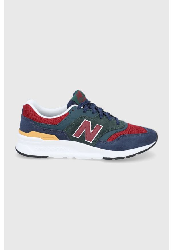 New Balance - Buty CM997HVQ. Nosek buta: okrągły. Zapięcie: sznurówki. Kolor: zielony. Materiał: guma