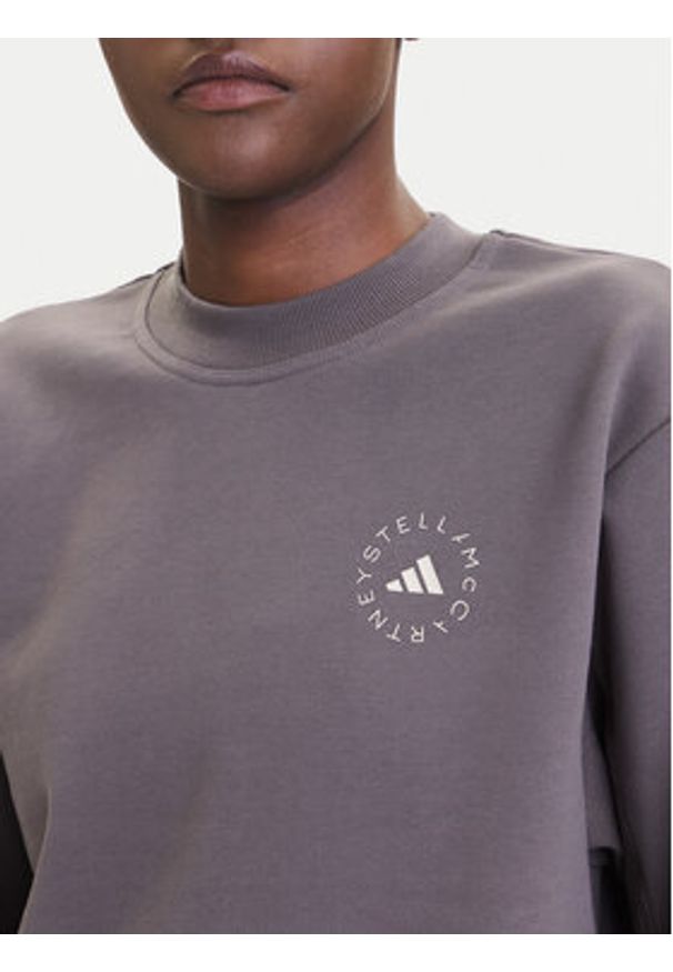 Adidas by Stella McCartney - adidas by Stella McCartney Bluza JW4692 Szary Regular Fit. Kolor: szary. Materiał: bawełna