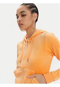Juicy Couture Bluza Robertson JCAP176 Pomarańczowy Slim Fit. Kolor: pomarańczowy. Materiał: syntetyk