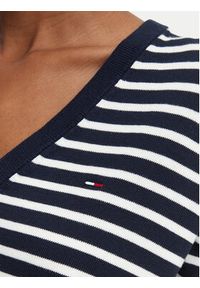 Tommy Jeans Sweter Essential DW0DW19888 Granatowy Regular Fit. Kolor: niebieski. Materiał: bawełna #4