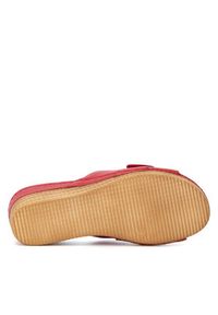 Go Soft Klapki ARC-2309-07 Czerwony. Kolor: czerwony. Materiał: skóra #7