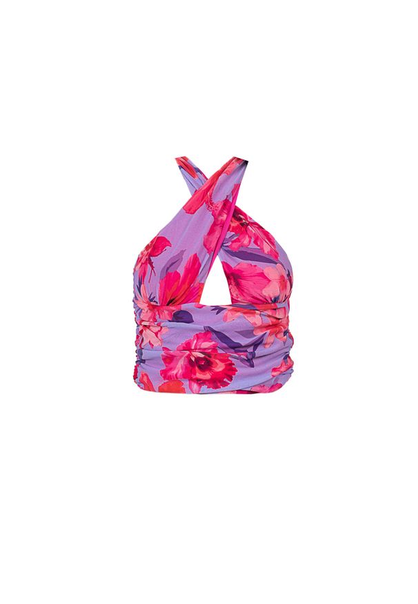 Pinko Top "Tenue" | | Kobieta | Wielokolorowy. Kolor: wielokolorowy. Materiał: materiał. Długość: krótkie. Sezon: lato. Styl: elegancki