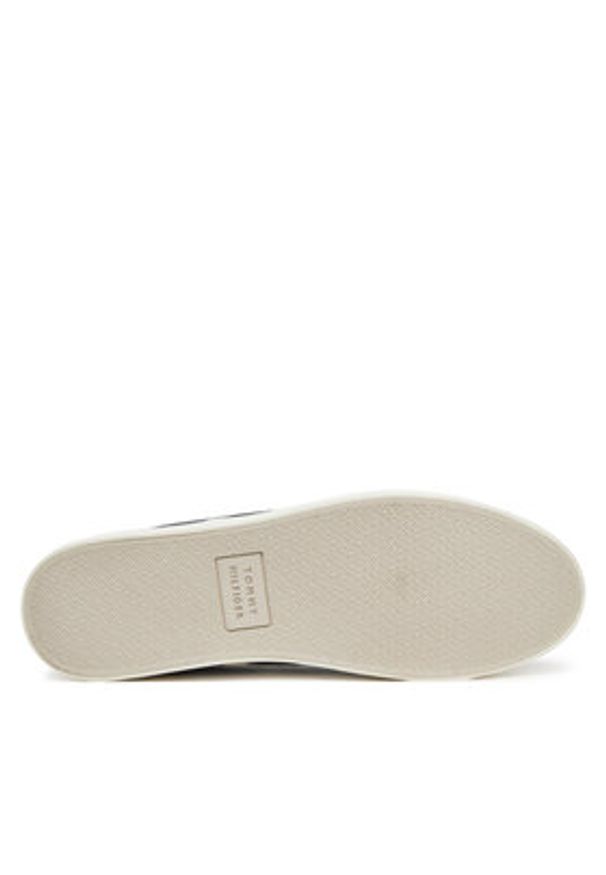 TOMMY HILFIGER - Tommy Hilfiger Tenisówki Th Hi Vulc Low Slip On Ch FM0FM05390 Niebieski. Zapięcie: bez zapięcia. Kolor: niebieski. Materiał: materiał