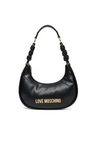 Love Moschino - LOVE MOSCHINO Torebka JC4237PP0MKL0000 Czarny. Kolor: czarny. Materiał: skórzane