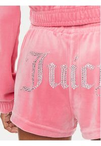 Juicy Couture Szorty sportowe Tamia JCWH121001 Różowy Regular Fit. Kolor: różowy. Materiał: syntetyk #5
