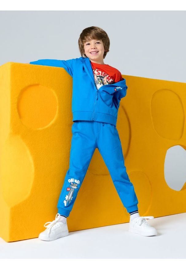 Sinsay - Spodnie dresowe Tom & Jerry Core - Inny. Materiał: dresówka