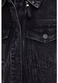Armani Exchange kurtka jeansowa 6KYB51.Y1DBZ damska kolor czarny przejściowa. Kolor: czarny. Materiał: jeans #5