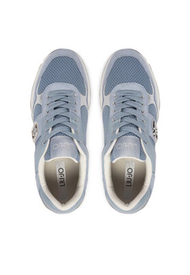 Liu Jo Sneakersy Amazing 43 Bis BA6031 PX027 Niebieski. Kolor: niebieski. Materiał: skóra, zamsz