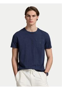 Polo Ralph Lauren T-Shirt 710964511001 Granatowy Regular Fit. Typ kołnierza: polo. Kolor: niebieski. Materiał: bawełna