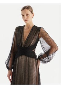 TwinSet - TWINSET Sukienka wieczorowa 252TT2021 Czarny Regular Fit. Kolor: czarny. Materiał: syntetyk. Styl: wizytowy #4