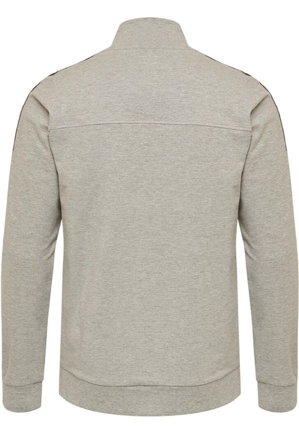 Bluza dziecięca Hummel zip Lmove Classic. Kolor: szary. Materiał: jersey. Wzór: ze splotem