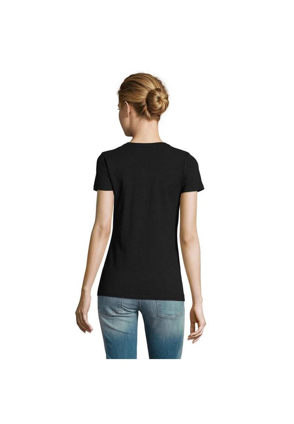 SOL'S - Koszulka Damska Millenium. Kolor: czarny. Sport: turystyka piesza