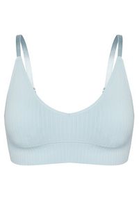 Hunkemöller Biustonosz top Dianne 302142 Błękitny. Kolor: niebieski. Materiał: syntetyk #5