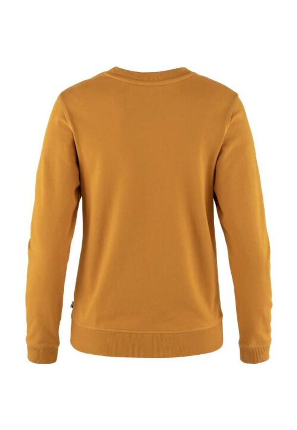 Fjällräven - Bluza bawełniana damska Fjallraven 1960 Logo Badge Sweater W. Kolor: brązowy. Materiał: bawełna