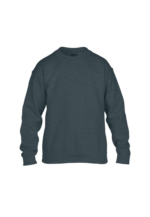 GILDAN - Bluza Dziecięca Heavy Blend Crew Neck. Kolor: szary