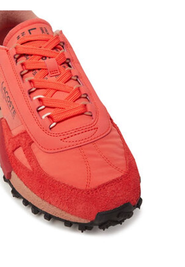 Lacoste Sneakersy 7-49SMA0002 Czerwony. Kolor: czerwony. Materiał: zamsz, skóra