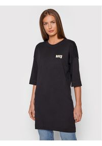 Roxy Bluzka Macrame ERJZT05254 Czarny Oversize. Kolor: czarny. Materiał: bawełna