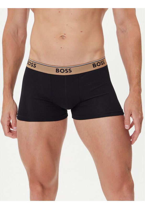 BOSS Komplet 3 par bokserek 50531701 Kolorowy. Materiał: bawełna. Wzór: kolorowy
