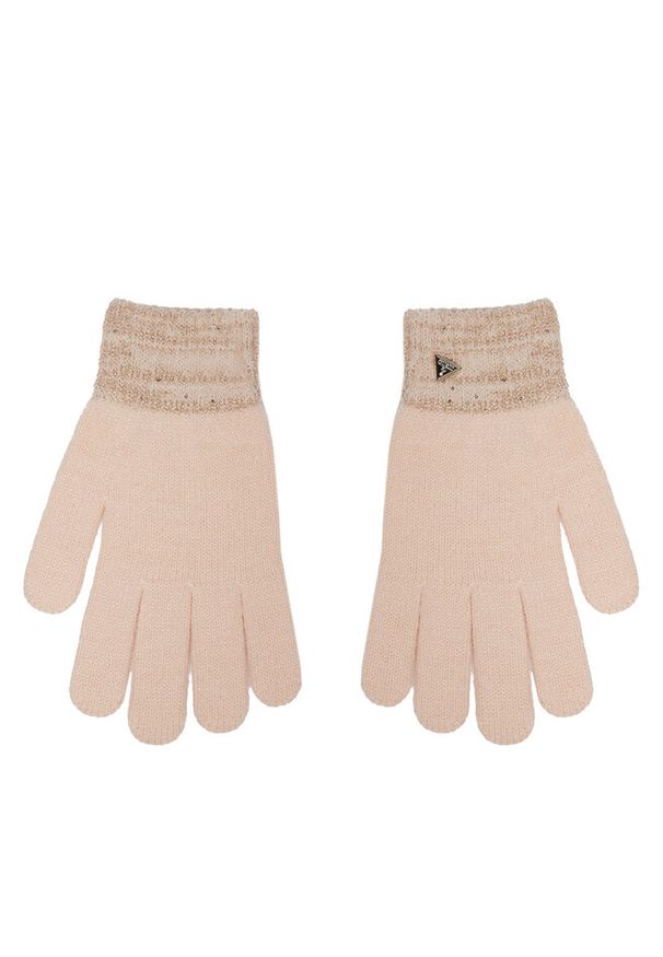 Rękawiczki Damskie Guess. Kolor: beżowy