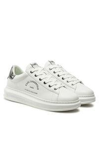 Karl Lagerfeld - KARL LAGERFELD Sneakersy KL52538K Biały. Kolor: biały. Materiał: skóra #4