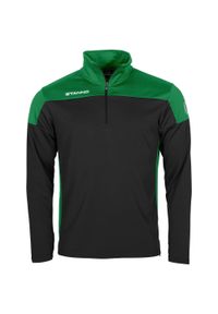STANNO - Bluza dresowa 1/4 z zamkiem błyskawicznym Stanno Pride. Kolor: wielokolorowy, czarny, zielony. Materiał: dresówka