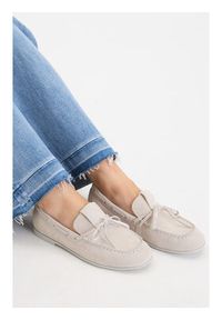 Badura Mokasyny EO-ADLEY-LT2308 Beżowy. Kolor: beżowy. Materiał: skóra, zamsz #5