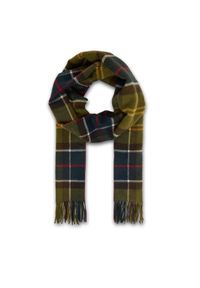 Barbour Szalik Yaxley USC0324TN11 Zielony. Kolor: zielony. Materiał: wełna, materiał