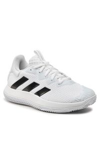Adidas - adidas Buty SoleMatch Control Clay Court Tennis ID1500 Biały. Kolor: biały #6