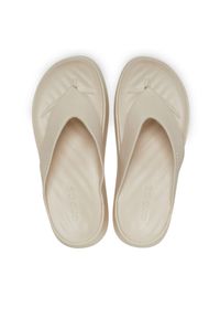 Japonki Crocs. Kolor: beżowy. Obcas: na platformie #1