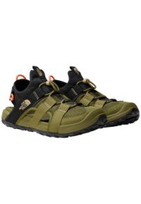 Sandały turystyczne męskie The North Face M Explore Camp Sandal. Kolor: zielony. Sport: turystyka piesza