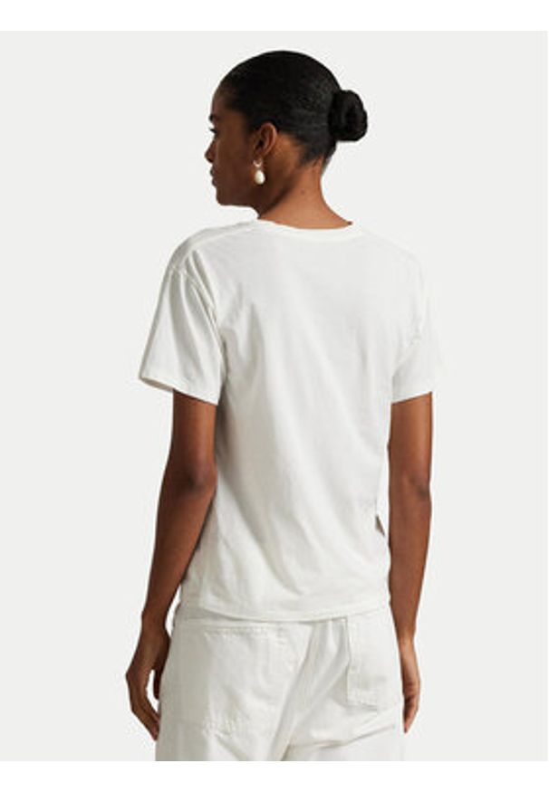 Polo Ralph Lauren T-Shirt 211965107001 Biały Regular Fit. Typ kołnierza: polo. Kolor: biały. Materiał: bawełna