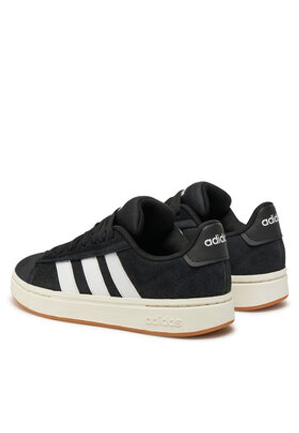 Adidas - adidas Sneakersy Grand Court Alpha JP9771 Czarny. Kolor: czarny. Materiał: zamsz, skóra