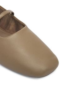 Calvin Klein Baleriny Oblique Ballerina Mj Lth Hdw HW0HW02847 Brązowy. Kolor: brązowy. Materiał: skóra #5