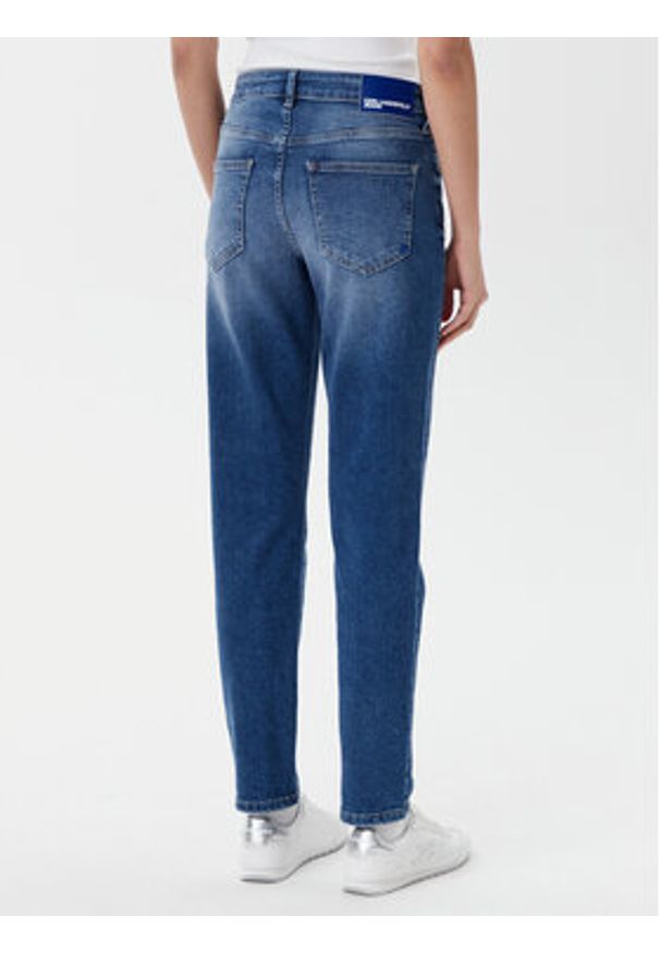 Karl Lagerfeld Jeans Jeansy A1W10108 Granatowy Slim Fit. Kolor: niebieski