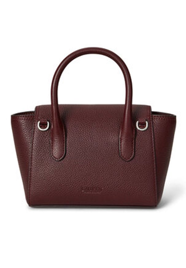 Lauren Ralph Lauren - LAUREN RALPH LAUREN Torebka Small Tanner 431969349009 Bordowy. Kolor: czerwony. Materiał: skórzane
