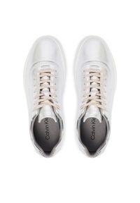 Calvin Klein Sneakersy HW0HW03289 Srebrny. Kolor: srebrny. Materiał: skóra #6
