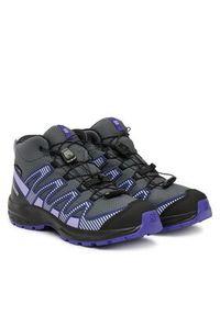 salomon - Salomon Trekkingi Xa Pro V8 Mid Waterproof L47857300 Szary. Kolor: szary. Materiał: materiał #6