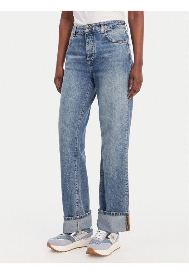 Liu Jo Jeansy UA6207 D4854 Niebieski Straight Fit. Kolor: niebieski