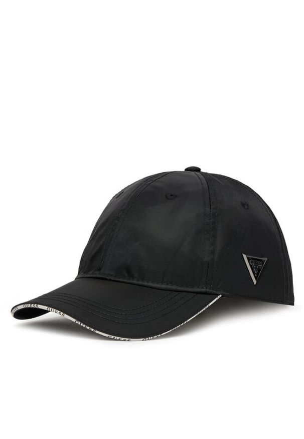 Guess Czapka z daszkiem AM9537 NYL01 Czarny. Kolor: czarny. Materiał: syntetyk, materiał