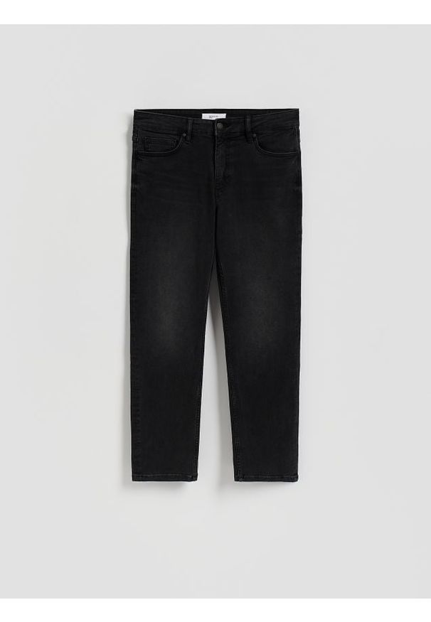 Reserved - Jeansy straight fit - szary. Kolor: szary