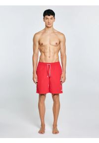 Big-Star - Szorty kąpielowe męskie czerwone Rafiw 603. Kolor: czerwony. Długość: długie #3